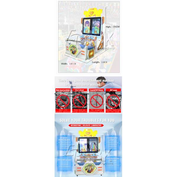 Double Player Kids Race Car Game Machine For Shopping Center / Auto Show