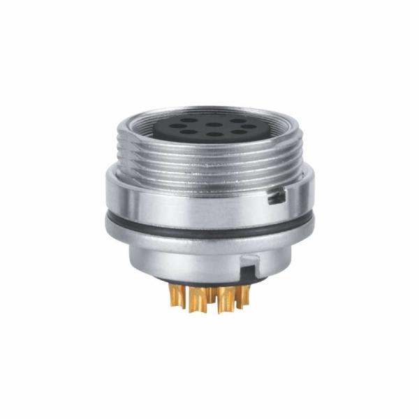 Cheap Soldering Type M16 5 Pin Connector Panel Mount Socket Reliability Test for sale