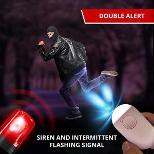 Best 130db sound keychain alarm Security self defense weapons Emergency elderly personal alarm with led flashlight wholesale