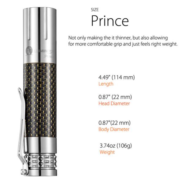 Portable Mini LED Flashlight Stainless Steel Clip 14500 Battery Powdered