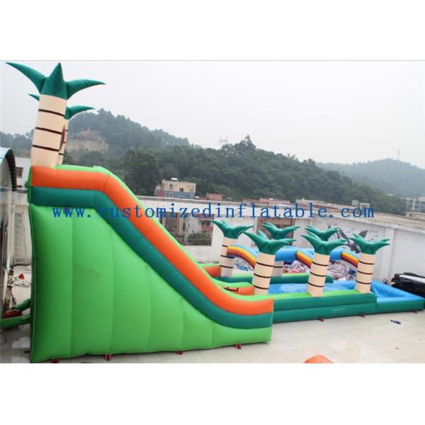 Colorful Funny Toy Kids Inflatable Water Slides For Outdoor Amusement Park