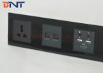 High Class 4 Way Wall Socket Plates With HDMI / RJ45 / RJ11 Input Port