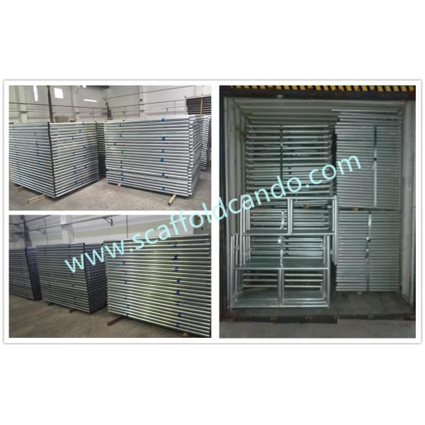 1700mm, 1930mm height galvanized door frame main frame Mason frame, walk through frame, ladder frame, H frame for sale