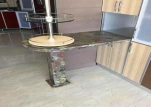 Best Residencial Green Granite Countertops Kitchen Sink Countertop Top / Edges Polished wholesale