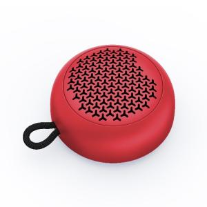 Best 5W Mini Portable Bluetooth Speaker Round Shape ABS Plastic Material With Hook wholesale