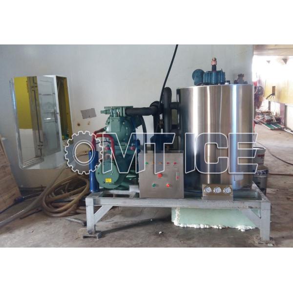 3Ton Seawater Flake Ice Machine Fishery Boats Flake Ice Making Machine German Bitzer Compressor