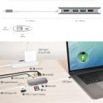 J5 Create USB Type-C Multi Adapter Type C Docking Station Hub with USB C Power