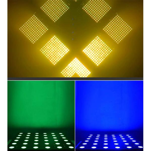 36x 3W Matrix Full Color Matrix Light Led Disco Bar Atmosphere Matrix Panel Light Splicing Dyed Background Light RGBW LED