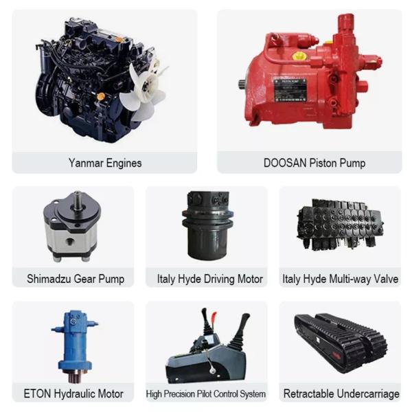 Heavy Duty Amphibious Excavator Floating Pontoon Undercarriage Digger System