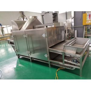 Best Metal Continuous 6kw 1000kg/H Sesame Seed Roaster wholesale