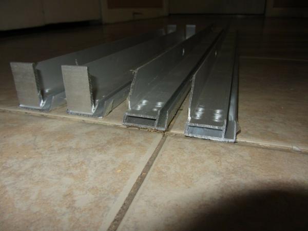 Lightweight 6063 T5 Solar Panel Mounting Frames Aluminum Structural Extrusions