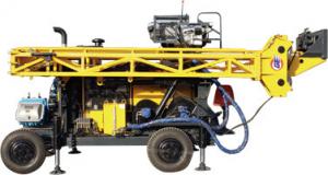 Best HWL Drilling Depth 1000m  Wheel Trailer Hydraulic Core Drilling Machine wholesale
