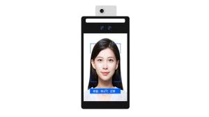 F2-H Android7.1 wall mounted 3D face recognition device for access control and temperature measuring