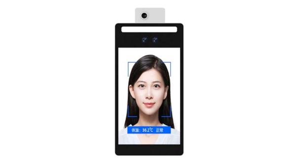 Cheap F2-H Android7.1 wall mounted 3D face recognition device for access control and temperature measuring for sale