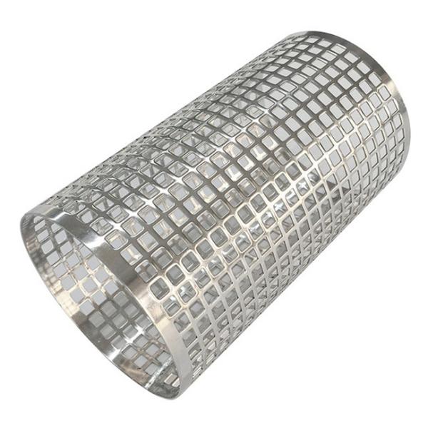 Durable Wire Mesh Filter Cylinder , SS 304 316 316L Perforated Filter Tube Cartridge
