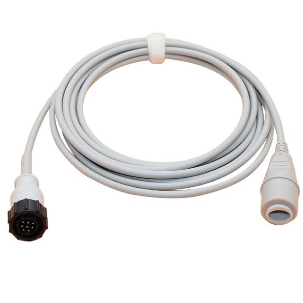 Bard 8 Pin Invasive Blood Pressure Cable 5.0 Diameter Abbott With Black Color