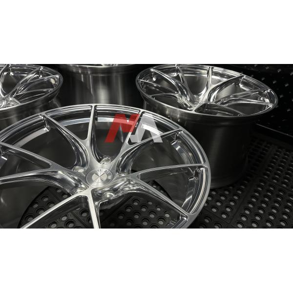 BMW Forged Wheels Polished Silver Brushed Face For F87 F80 F82 F90 M2 M3 M4 M5