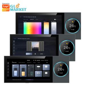 China Glomarket Tuya Wifi Smart 6 Inch Control Panel Multi-Function Built In Zigbee Gateway Smart Home Controller Smart Host on sale