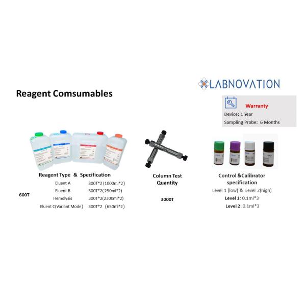 HbA1c Analyzer LD-560 Labnovation Latest Analyzer For HbA1c Testing HPLC Method Dual Mode For Operation