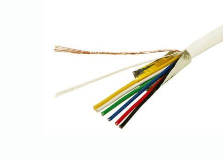 Cheap Sound / Alarm / Security Stranded Conductor Cable , Multi Conductor Shielded Cable for sale