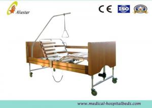 Best Five Functions Electric Wooden Medical Hospital Beds / Home Care Bed by Cold Roll Sheet (ALS-HE001) wholesale