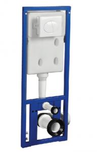 China OEM Wall Mounted Concealed Toilet Carrier Frame With Dual Flush Toilet Tank on sale