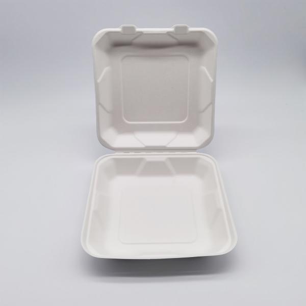 900ml Biodegradable Takeout Containers , Microwavable Biodegradable Takeaway