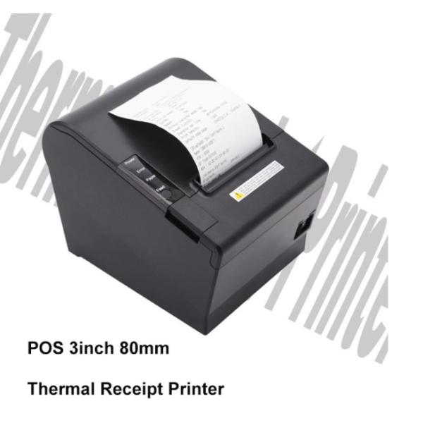 RS232 High Speed Laser Printer 80mm Desktop Label Printing Machine