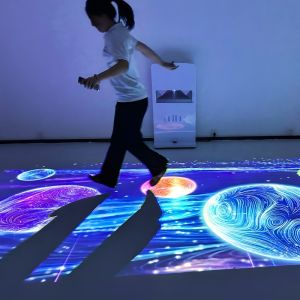 Mobile Ground Projection Machine with 80 Games for Children