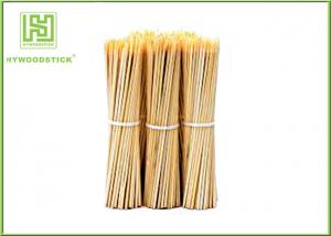 Best Eco - Friendly Bamboo BBQ Sticks Vegetarian Bbq Skewers Wooden 25cm Length wholesale