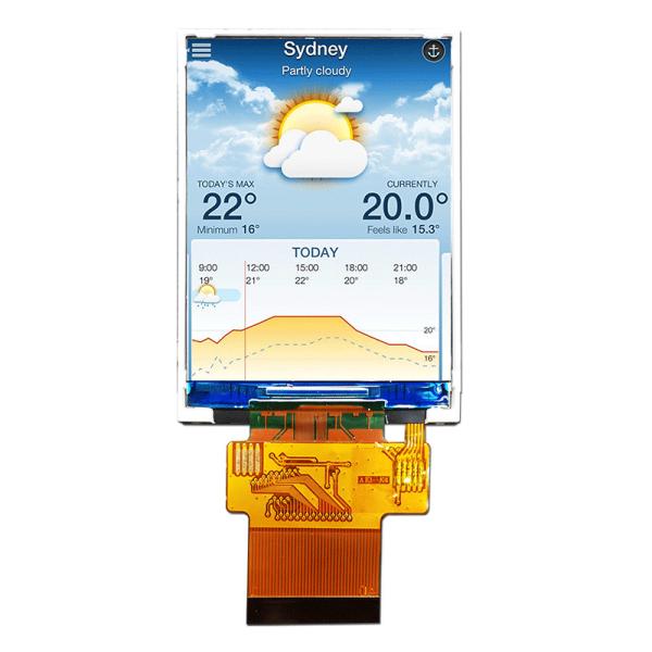Vertical MCU TFT LCD Display 2.4 Inch Multi Function With Pcap Monitor TFT