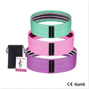 Best 3 Piece Set Fitness Rubber Bands / Expander Elastic Band With LOGO Customized wholesale