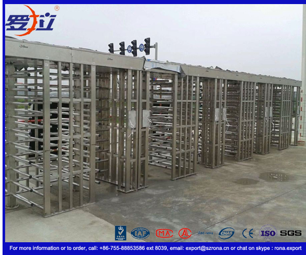 Double Passage Controlled Access Turnstile Rapid Identification For Stadium With CE Approved
