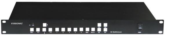 Cheap 4x1 Multi Viewer Video Scaler Switcher , Presentation Switcher Scaler  KVM Control for sale