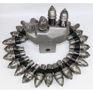 China Trencher Tungsten Carbide Bullet Teeth C31 C21 22mm Cutting Bits on sale