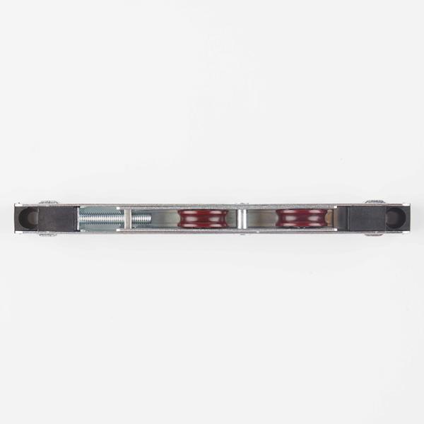 UPVC Heavy Duty Sliding Door Roller with 90kg/pair Load Capacity and Iron Plating