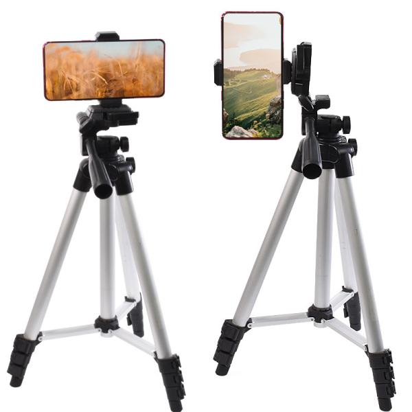Cheap 103cm Live Broadcast Video Camera Tripod Stand With U Shape 3D Tripod Head for sale