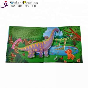 Best Custom Dinosaur Animal Children'S Pop Up Story Books For 1 Year Olds wholesale