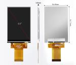 Polcd 3.5 inch MCU SPI interface ILI9488 TFT LCD Screen with Resistive Touch