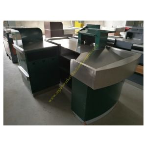 Buy cheap Stainless Steel Supermarket Checkout Counter from wholesalers