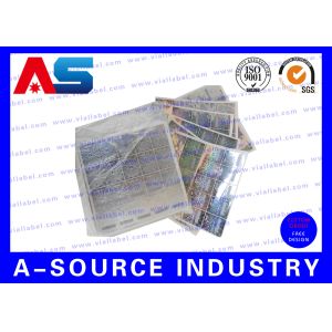 Security Custom Hologram Sticker Anti - Fake Protection With Serial Number