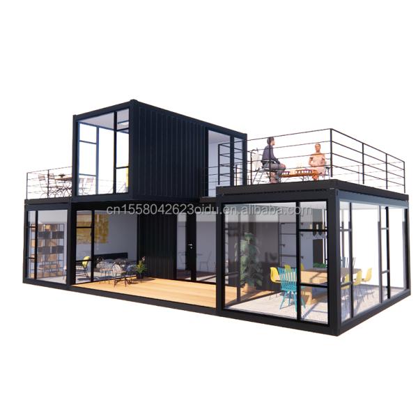 Customized Color Luxury Modular Home Container Steel Residential Prefabricated Villa Prefabricated House Houses for Shop
