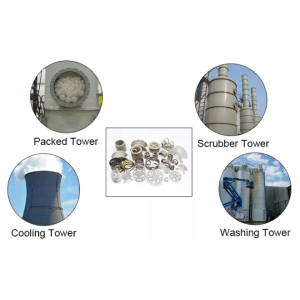 Random Tower Raschig Rings Packing 50mm SS304 ISO9001