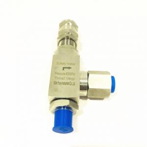 Best Stainless Steel Safety Valve Safety Relief Valves Pressure Safety Valve With 6000psi 1/4npt wholesale