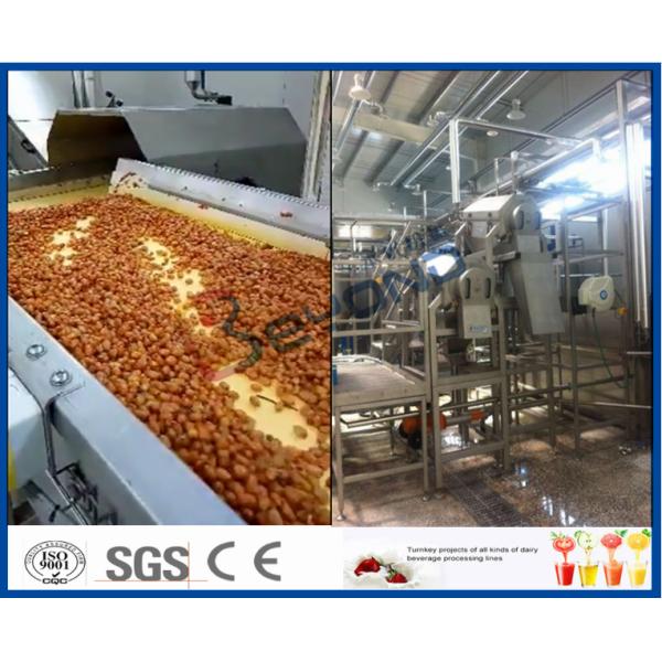 Fruit Processing Plant Juice Making Machine Orange Juice Extractor With Washing / Pulping System