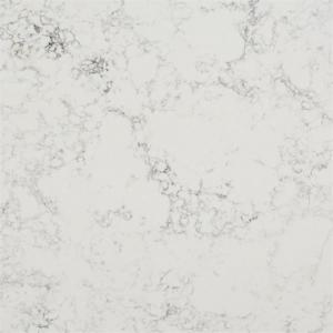 Best 3200*1600 Carrara Quartz Stone Kitchen Island Chalky Veins Embedded wholesale