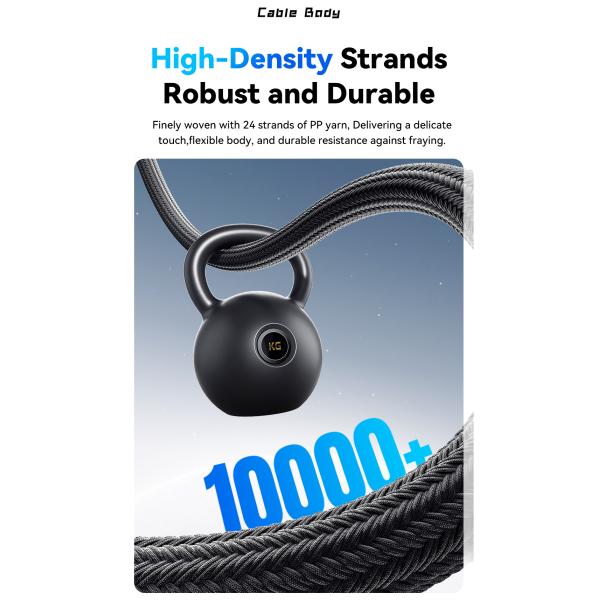 ESSAGER ES-X47 USB A To USB C Charging Cable 120W