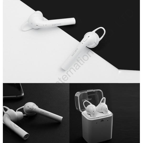 White Mobile Phone Accessories Wireless Bluetooth Earphone With Power Bank