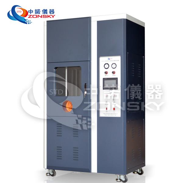 Vertical FRLS Testing Instruments , Single Wire And Cable Combustion Test