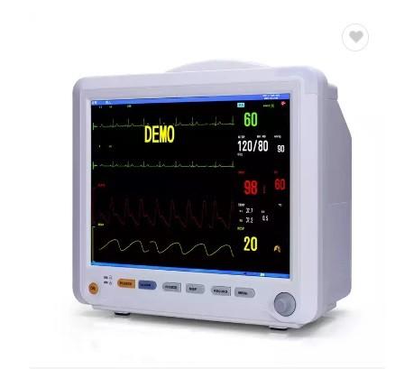 Cheap 12 Inch Multiparameter Patient Monitor ETCO2 SPO2 ECG Monitor Multi Parameter ICU Monitor for sale